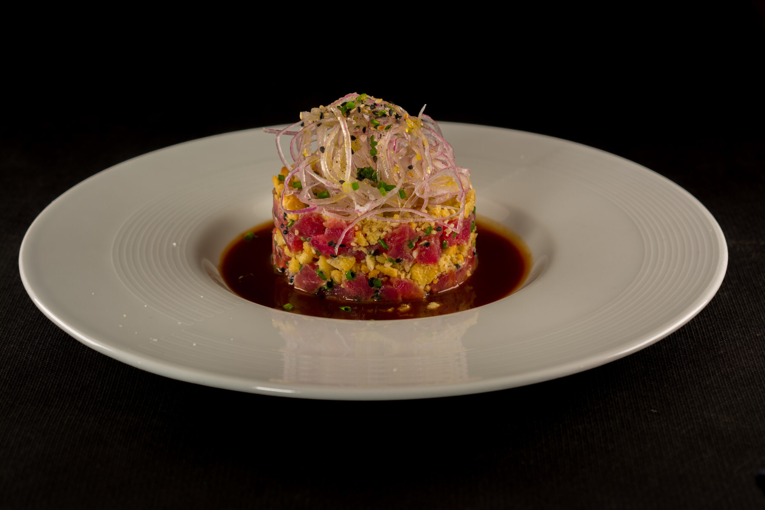 la tartare di tonno del ristorante il vecchio mulino